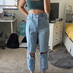 pacsun high waisted mom jeans